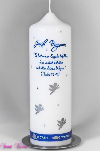 Taufkerze "3Engel"