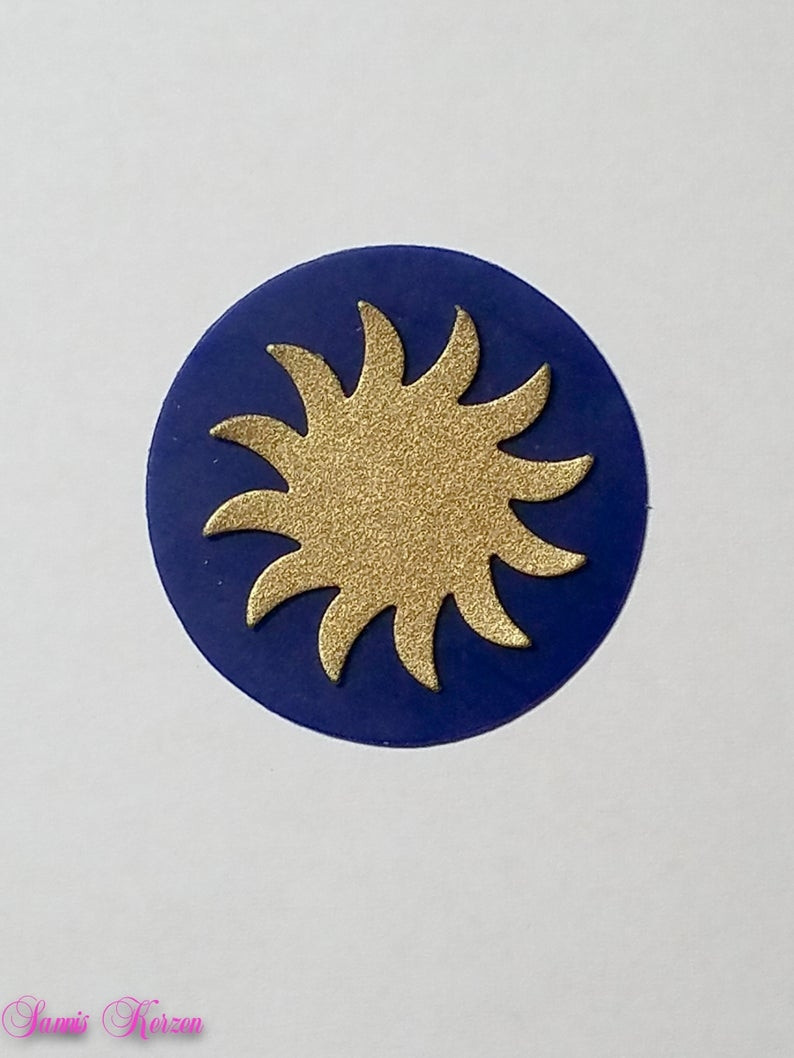 Wachskreis mit Sonne