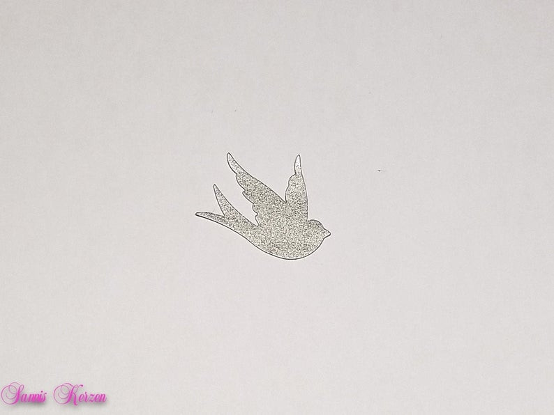 freie Farbwahl kleine Wachs-Taube Vogel flach