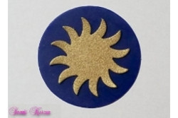 Wachskreis mit Sonne