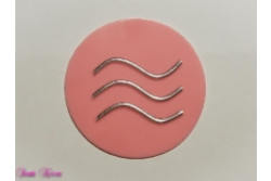 Wachs-Kreis mit Wasserzeichen