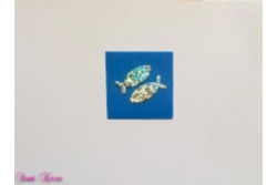 freie Farbwahl Wachs-Quadrate mit Fische